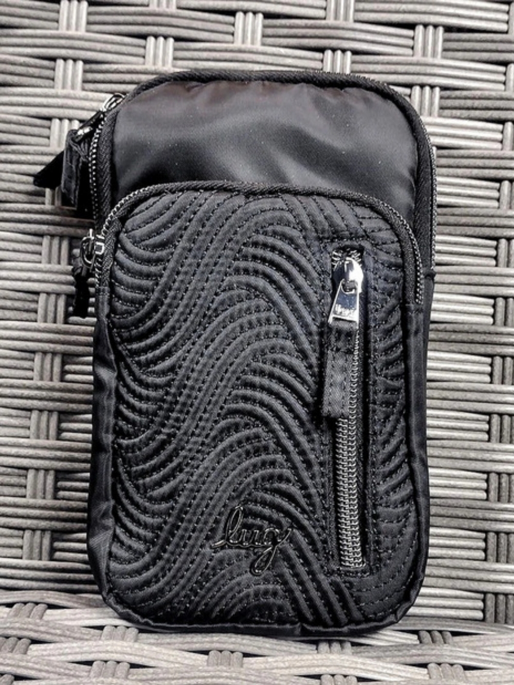 Lug Pike RFID Crossbody Bag Black